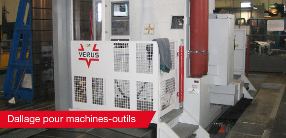 Dallage pour machines-outils